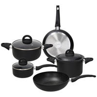 TOGNANA Topfset Grancucina Rock Black schwarz Aluminium 8 tlg. Grancucina Rock Black - schwarz - TOGNANA