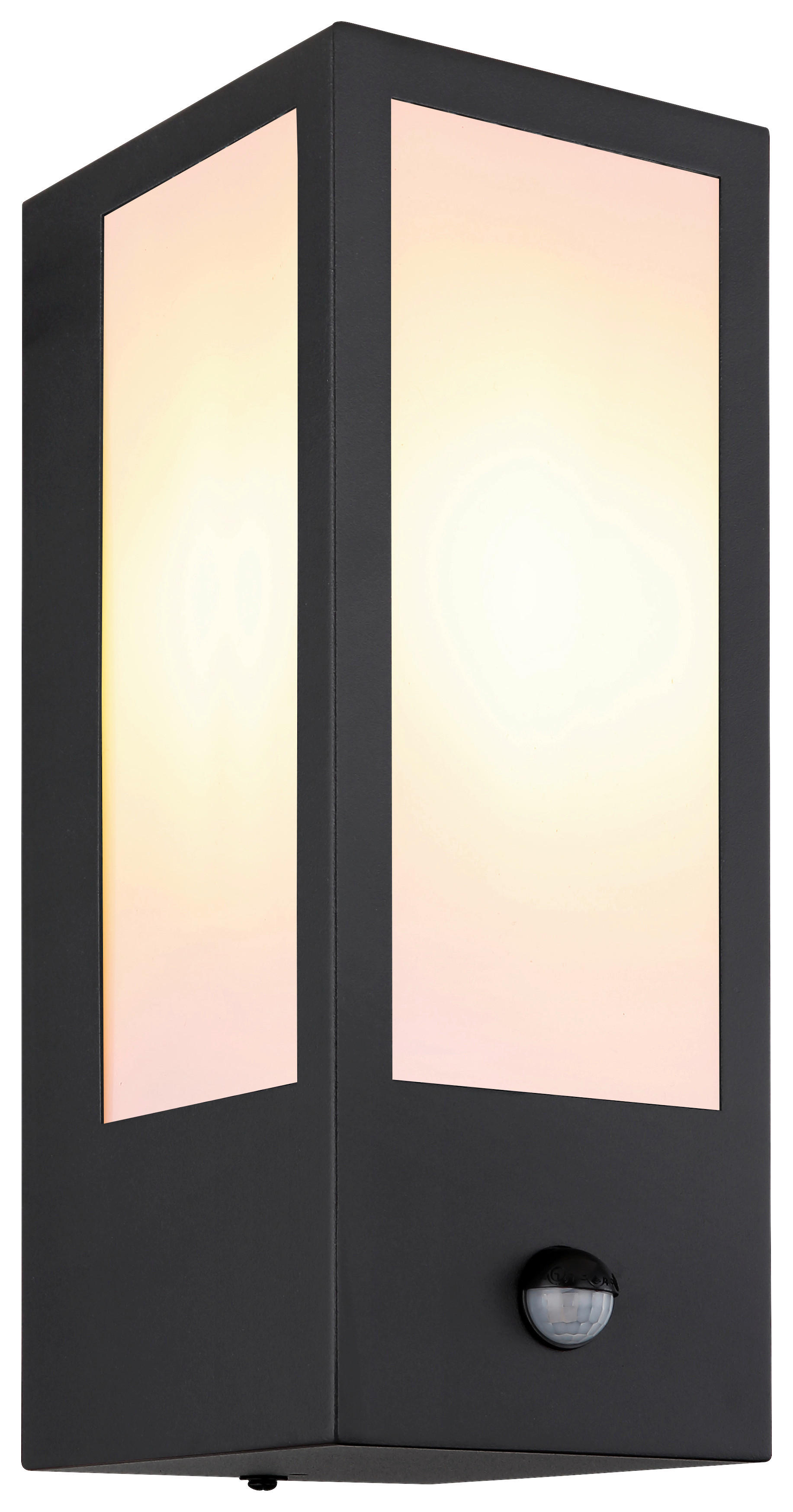 Außenleuchte mattschwarz B/H: ca. 12x32 cm GUNDULA - mattschwarz (12,00/32,00cm) - GLOBO