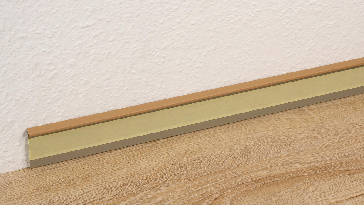 Einklebeleiste beige B/H/L: ca. 1,3x5x250 cm Einklebeleiste 50mm beige - beige (250,00/1,30/5,00cm)