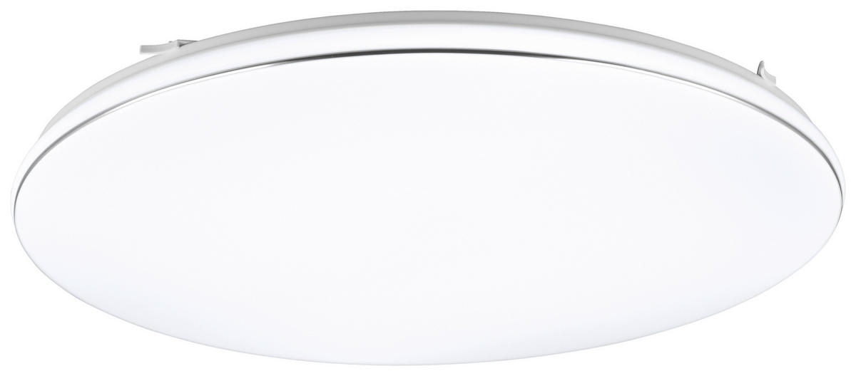 Reality LED-Deckenleuchte weiß Chrom Metall Kunststoff H/D: ca. 5x53 cm LED-Deckenleuchte_Bianca - weiß/Chrom (53,00/5,00cm) - Reality