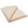 Wohndecke Flanelldecke_XXL 160x220cm beige - beige (160,00/220,00cm)