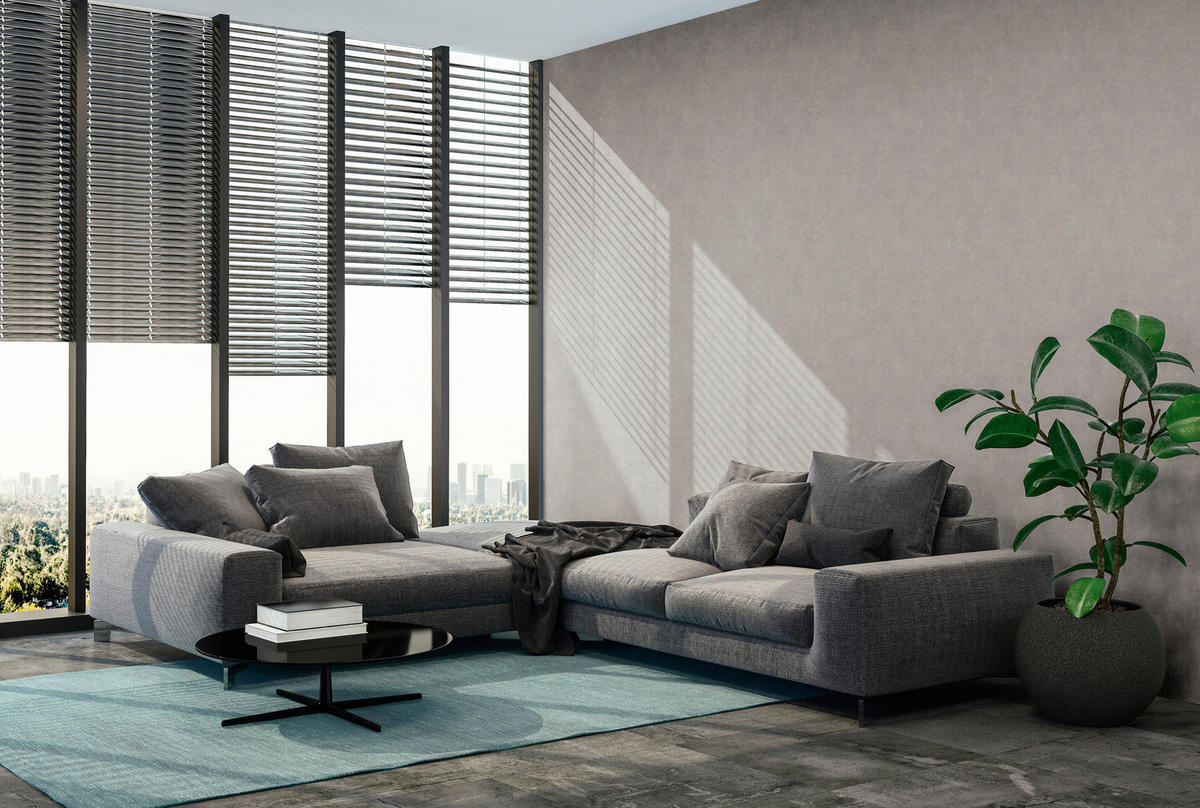 A.S.Creation Vliestapete Elements Uni B/L: ca. 53x1005 cm Elements - (53,00/1005,00cm) - A.S.Creation