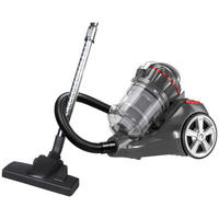 Sauber Bodenstaubsauger VCE-127317.2 grau rot Kunststoff Metall B/H/L: ca. 36x28,5x40 cm Bodenstaubsauger_Janus - rot/grau (40,00/36,00/28,50cm) - Sauber