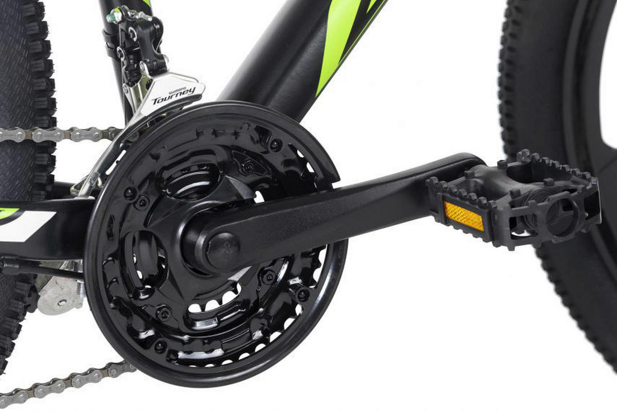 KS-Cycling Mountainbike Xplicit Hardtail Xplicit 27,5 Zoll Rahmenhöhe 46 cm 21 Gänge schwarz schwarz ca. 27,5 Zoll Xplicit - schwarz/grün - KS-Cycling