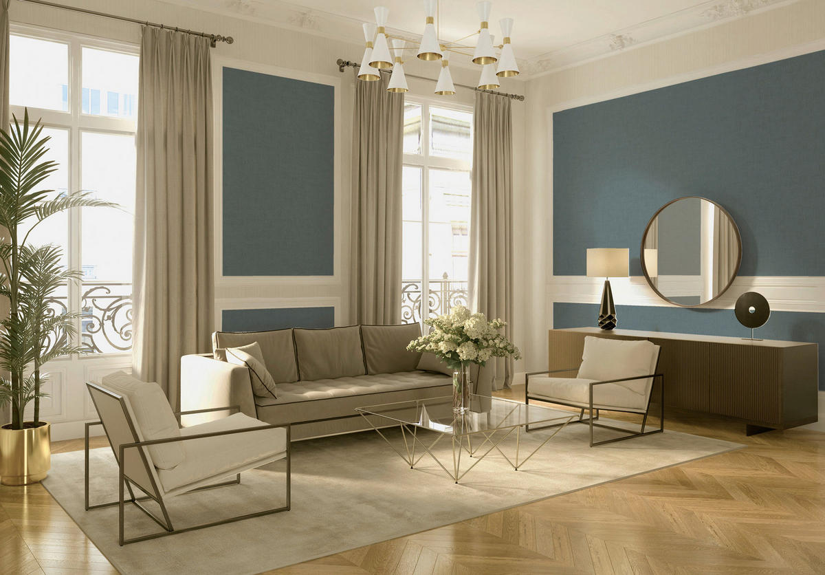 A.S.Creation Vliestapete grün blau B/H/D: ca. 53x1005x8,7 cm Vliestapete - blau/grün (8,70/1005,00cm) - A.S.Creation