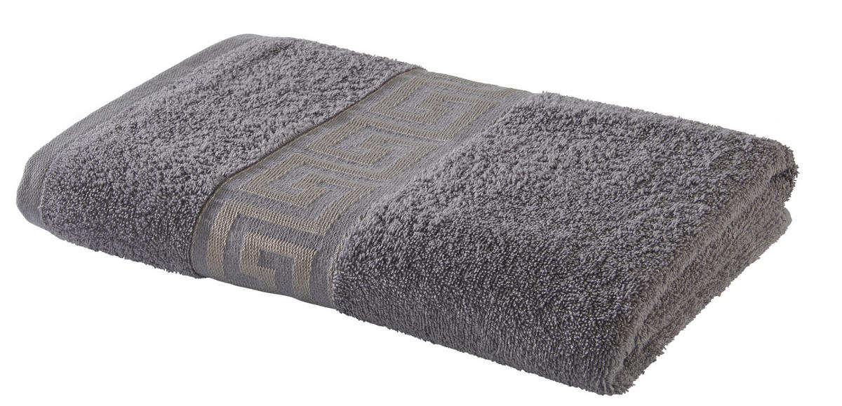 Duschtuch Mäander Mäander - silber (70,00/140,00cm) - POCOline