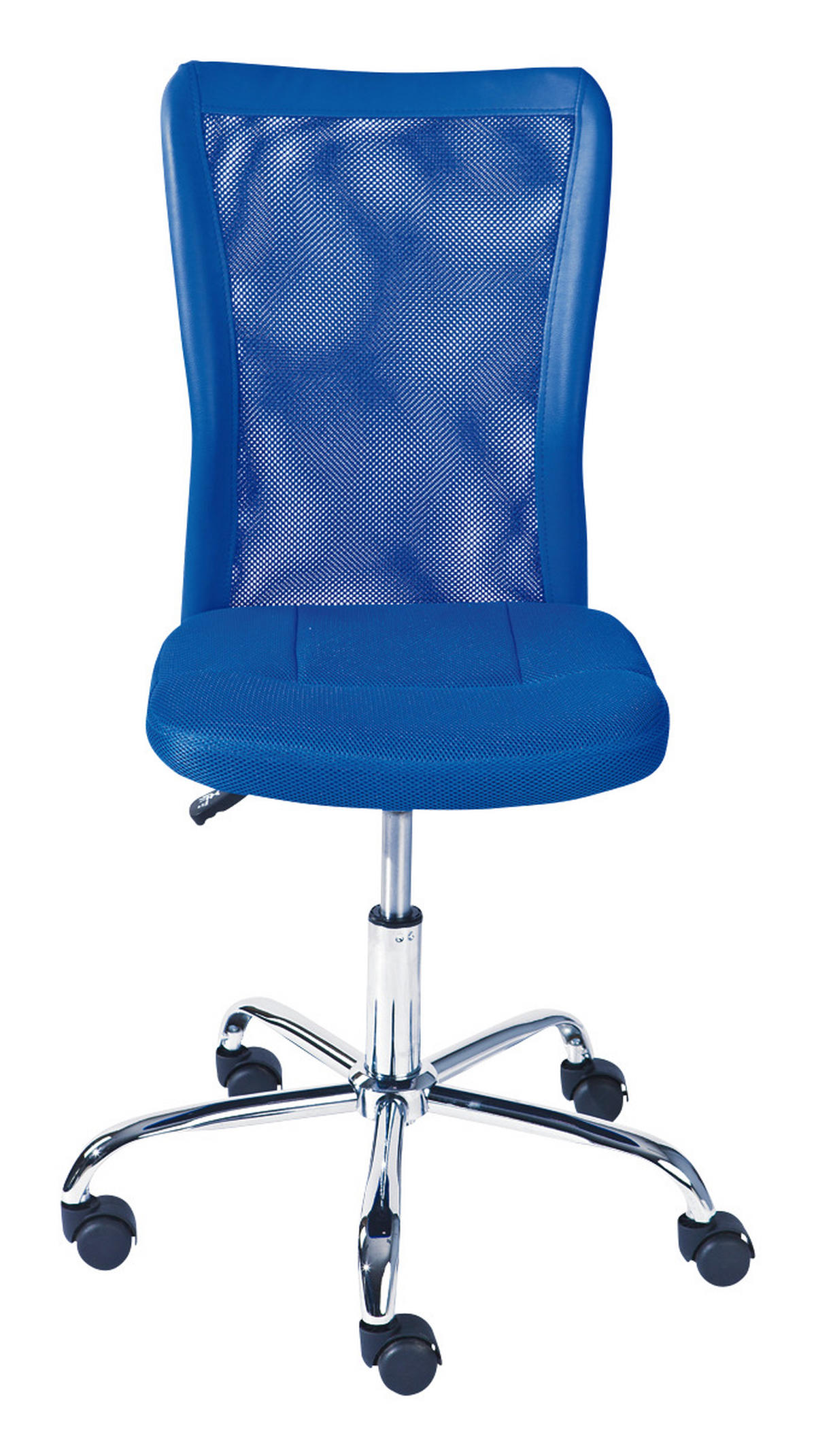 Drehstuhl Bonnie blau Metall Kunststoff Bonnie - blau (43,00/88,00/53,00cm) - Inter Link