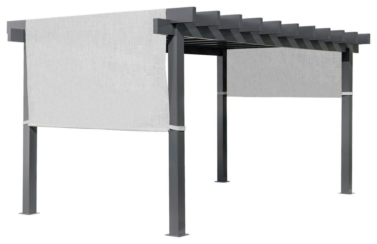 Sojag Pergola Yamba anthrazit Aluminium B/H/L: ca. 295x253x495 cm Yamba - anthrazit (495,00/295,00/253,00cm) - Sojag