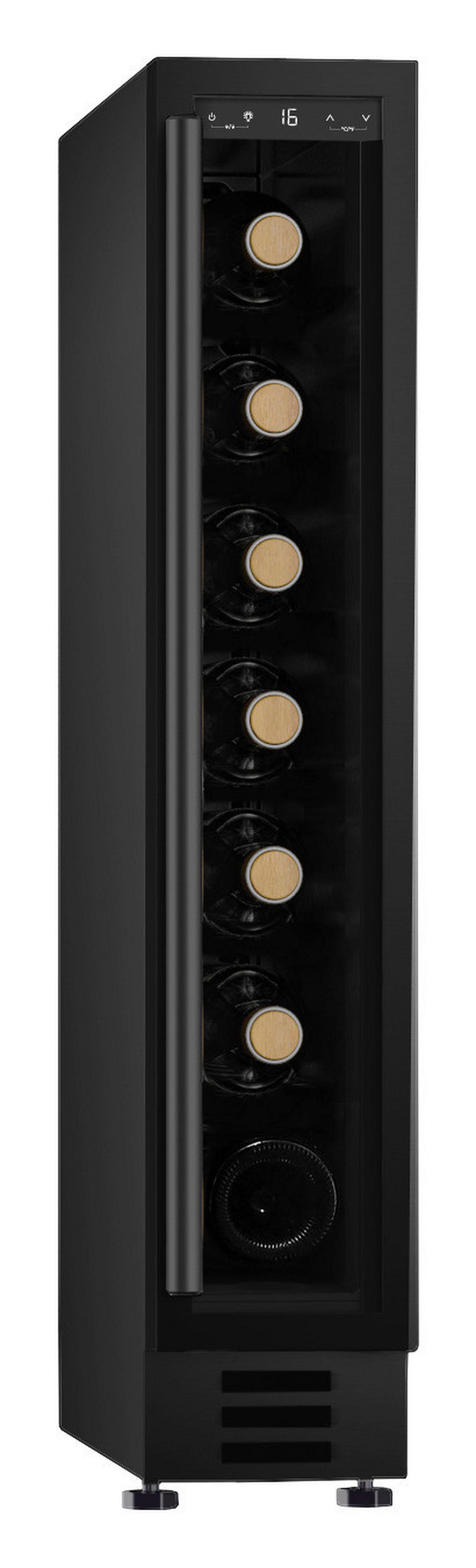 PKM Weintemperierschrank UWTS20-7G schwarz B/H/T: ca. 15x87x52,5 cm Weintemperierschrank UWTS20-7G - schwarz (15,00/87,00/52,50cm) - PKM