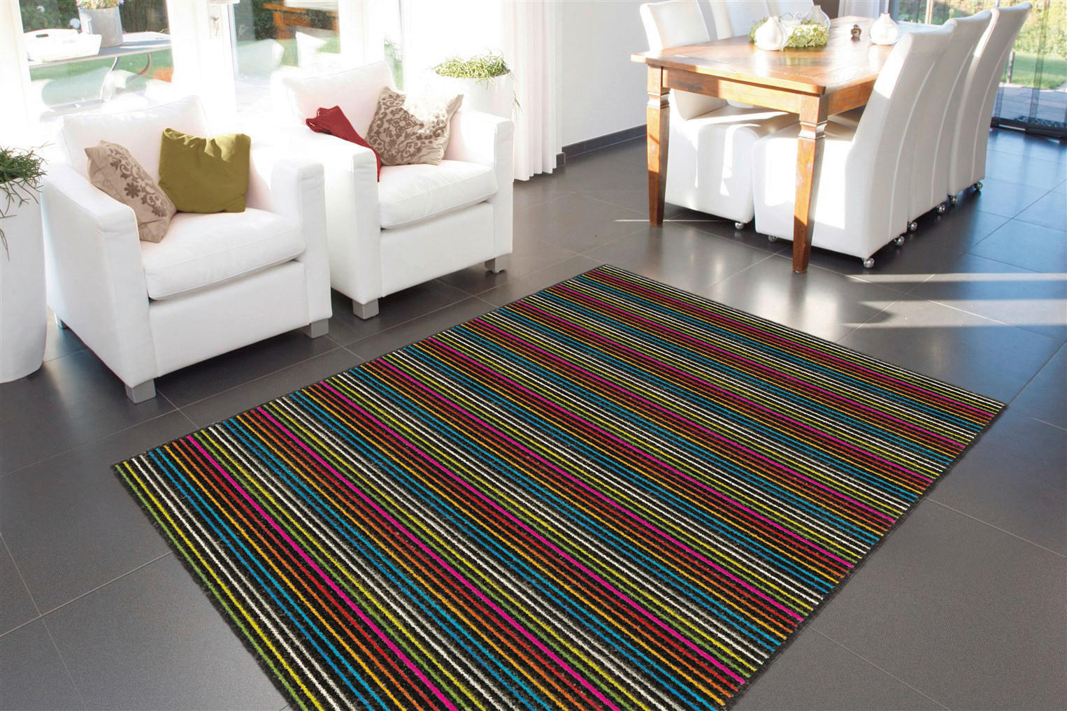 Arte Espina Kurzflorteppich Jazz 8109 mehrfarbig B/L: ca. 170x240 cm Jazz 8109 - mehrfarbig (170,00/240,00cm) - Arte Espina