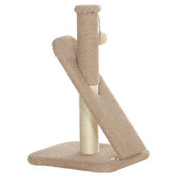 PawHut Kratzstamm braun Polyester B/H/L: ca. 33x54x33 cm Kratzstamm - braun (33,00/33,00/54,00cm) - PawHut