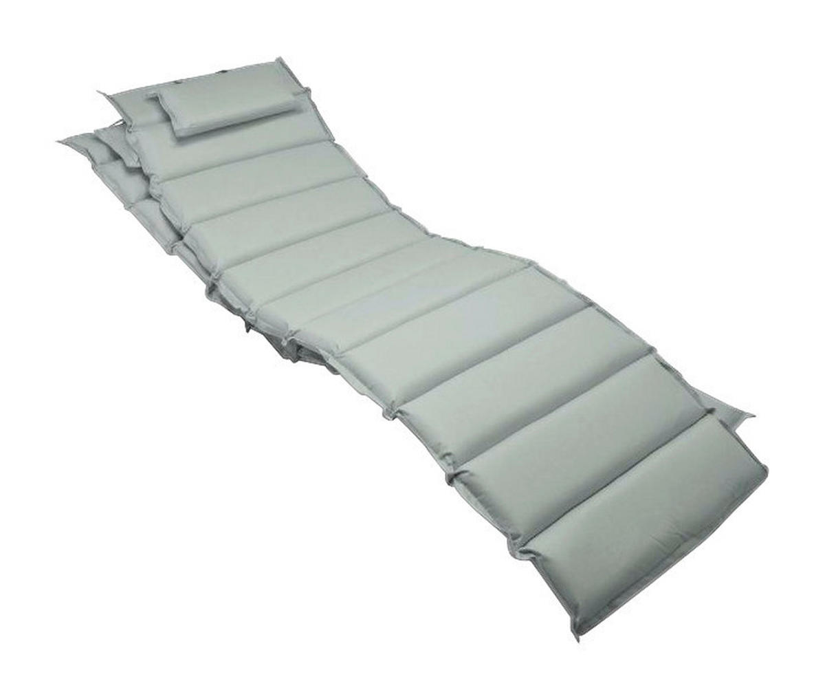 VCM Liegenauflage 2er Set grau Polyester B/H/L: ca. 60x6x190 cm 2er Set - grau (190,00/60,00/6,00cm) - VCM