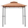 Grasekamp Grillpavillon BBQ beige Polyester B/H/L: ca. 152x250x244 cm BBQ - beige/anthrazit (244,00/152,00/250,00cm) - Grasekamp