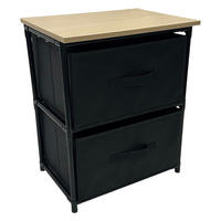 Regal natur Metall B/H/L: ca. 40x47x30 cm Aufbewahrungsregal - natur/schwarz (30,00/40,00/47,00cm)