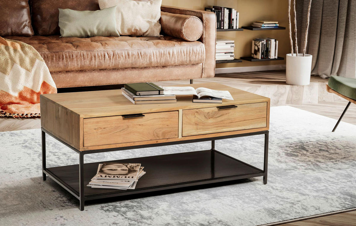 Couchtisch  B/H/T: ca. 90x40x50 cm Couchtisch - (90,00/40,00/50,00cm) - Wohnling