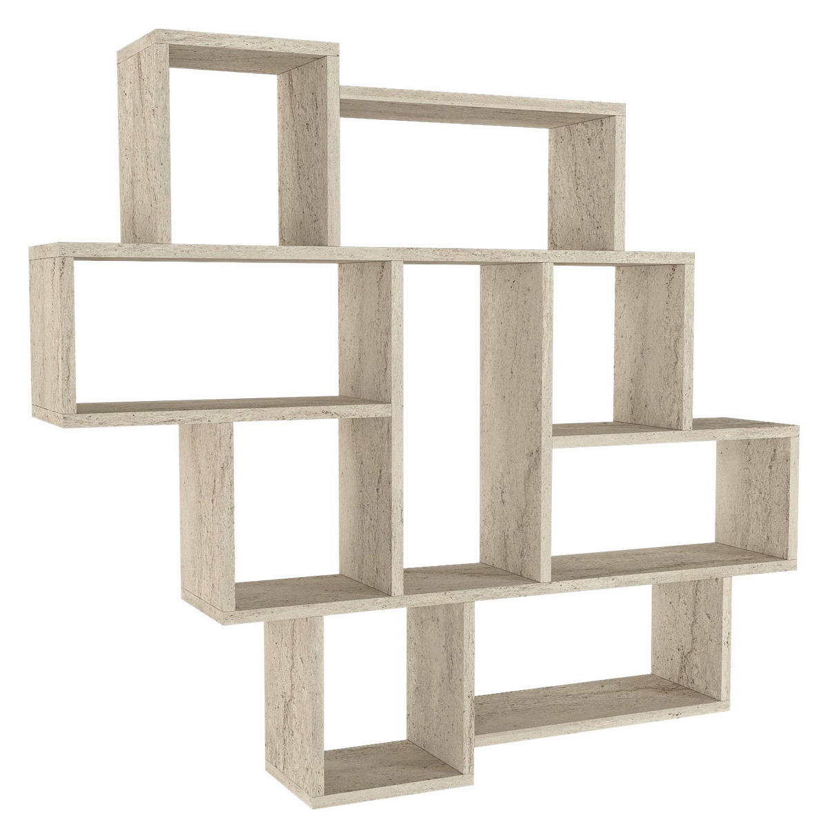 Wandregal Parola beige B/H/T: ca. 115x103x15 cm Parola - beige (115,00/103,00/15,00cm) - moebel17