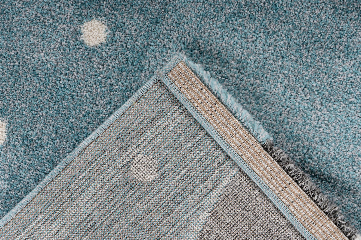 Kayoom Kurzflorteppich Australia - Madura blau B/H/L: ca. 80x1,6x150 cm Australia - Madura - blau (150,00/80,00/1,60cm) - Kayoom