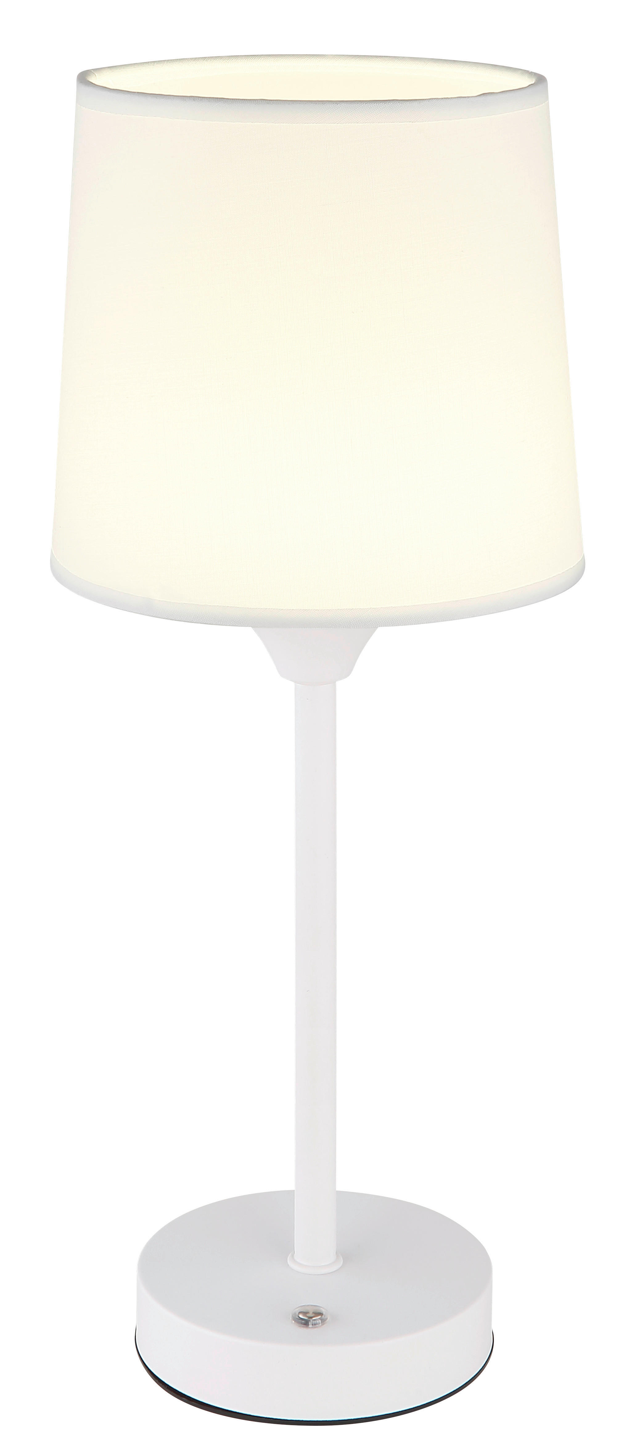 GLOBO LED-Tischleuchte weiß Metall Kunststoff H/D: ca. 35x14 cm LUNKI - weiß (14,00/35,00cm) - GLOBO