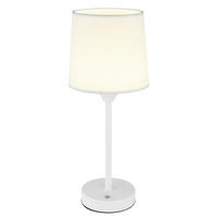 GLOBO LED-Tischleuchte weiß Metall Kunststoff H/D: ca. 35x14 cm LUNKI - weiß (14,00/35,00cm) - GLOBO