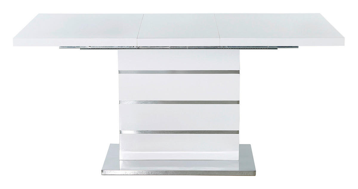 Esstisch  weiß Lack Hochglanz B/H/T: ca. 120x76x80 cm Antonia_Esstisch 2 - weiß (120,00/76,00/80,00cm)