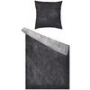 Microfaser Bettwäsche Cashmere touch Bettwäsche_Cashmere Wabe anthrazit - anthrazit (135,00/200,00cm)