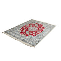 PersaTepp Teppich Nain Chorosan rot B/L: ca. 150x200 cm Nain Chorosan - blau/rot (150,00/200,00cm) - PersaTepp