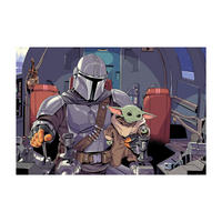 Komar Poster Mandalorian The Child Cockpit Disney B/L: ca. 70x50 cm Mandalorian The Child Cockpit - (70,00/50,00cm) - Komar