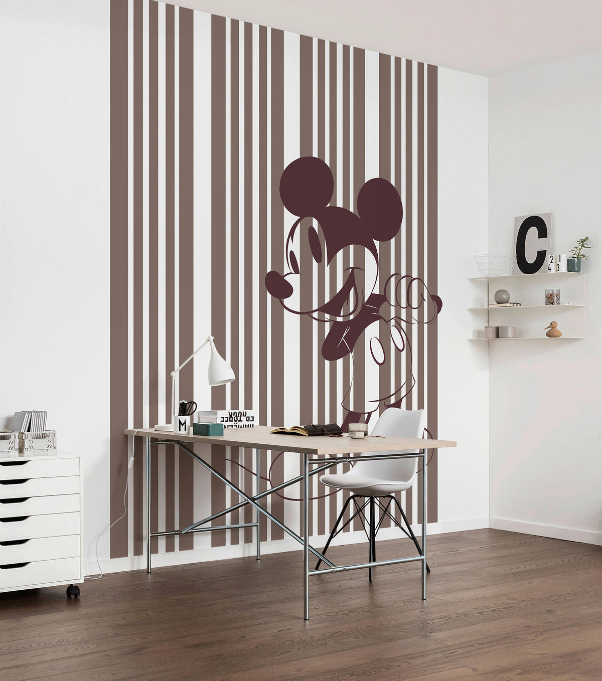 Komar Fototapete Mickey Tone-on-Tone Disney B/L: ca. 200x250 cm Mickey Tone-on-Tone - (200,00/250,00cm) - Komar