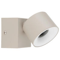 GLOBO LED-Strahler sand Metall Kunststoff Aluminium B/H/L: ca. 8,5x11x8,5 cm 1 Brennstellen LED-Strahler-Rae - sand (8,50/8,50/11,00cm) - GLOBO