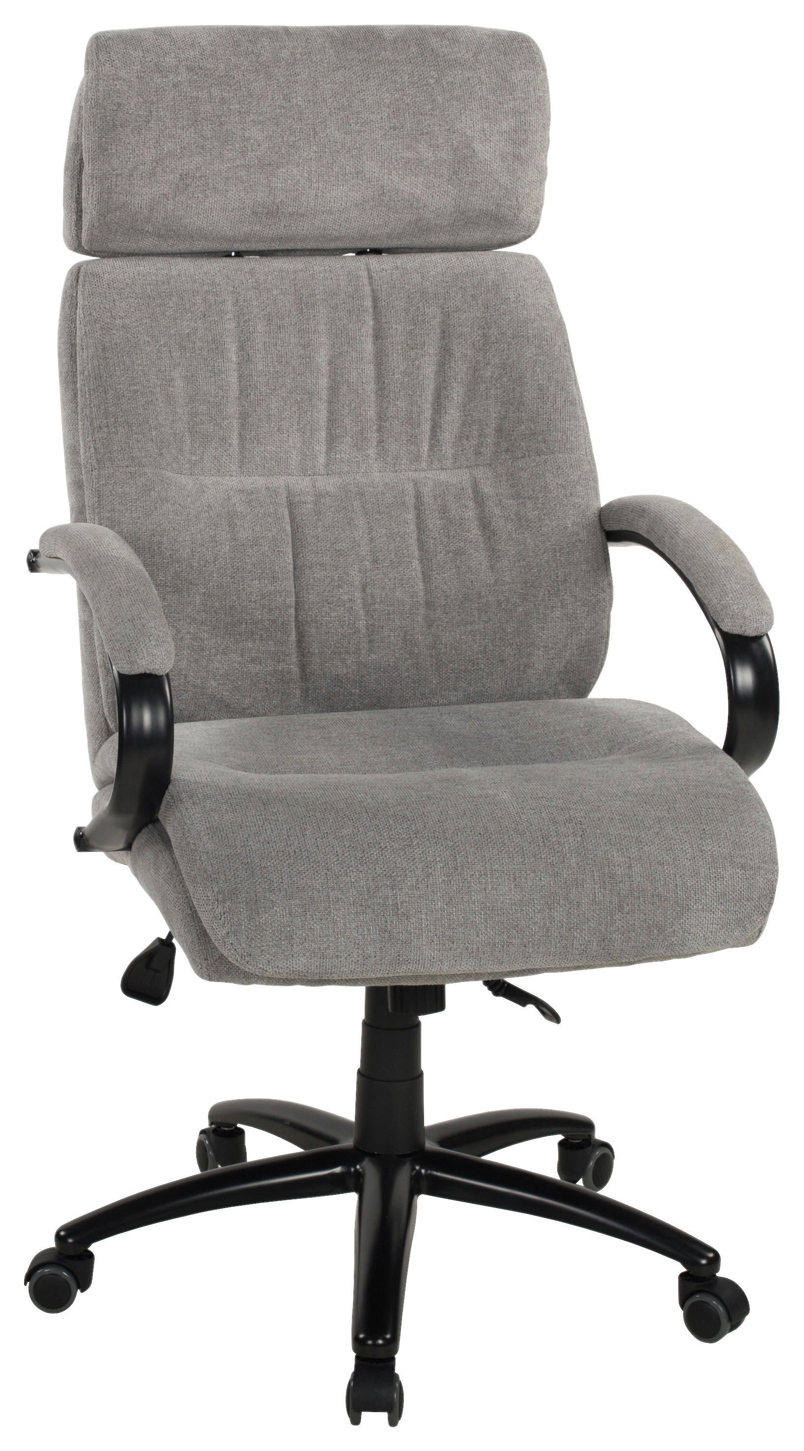 Chefsessel Gale grau schwarz Webstoff Metall Gale - schwarz/grau