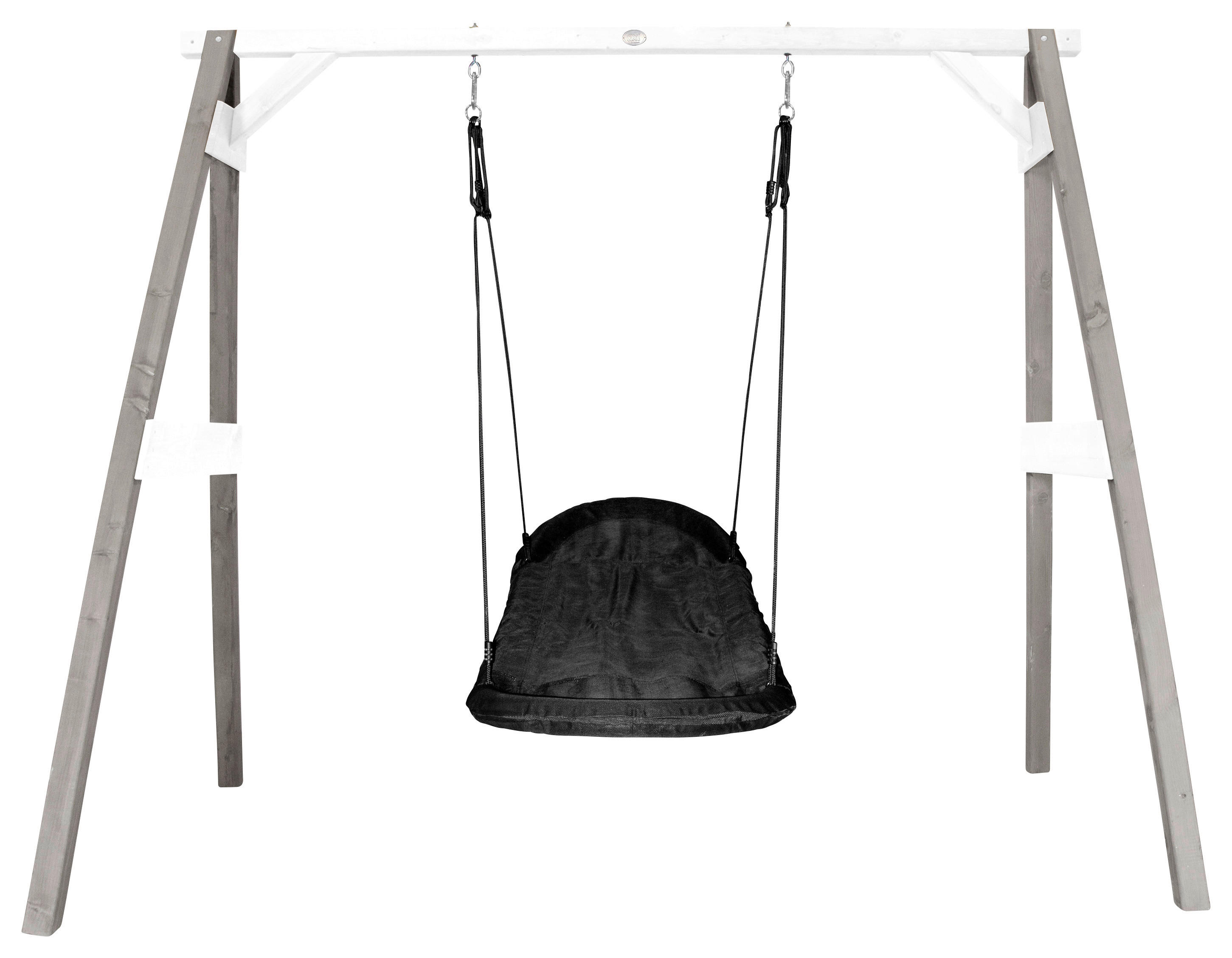 AXI Nestschaukel Roxy grau B/H/L: ca. 254x207x160 cm Roxy - weiß/grau (160,00/254,00/207,00cm) - AXI