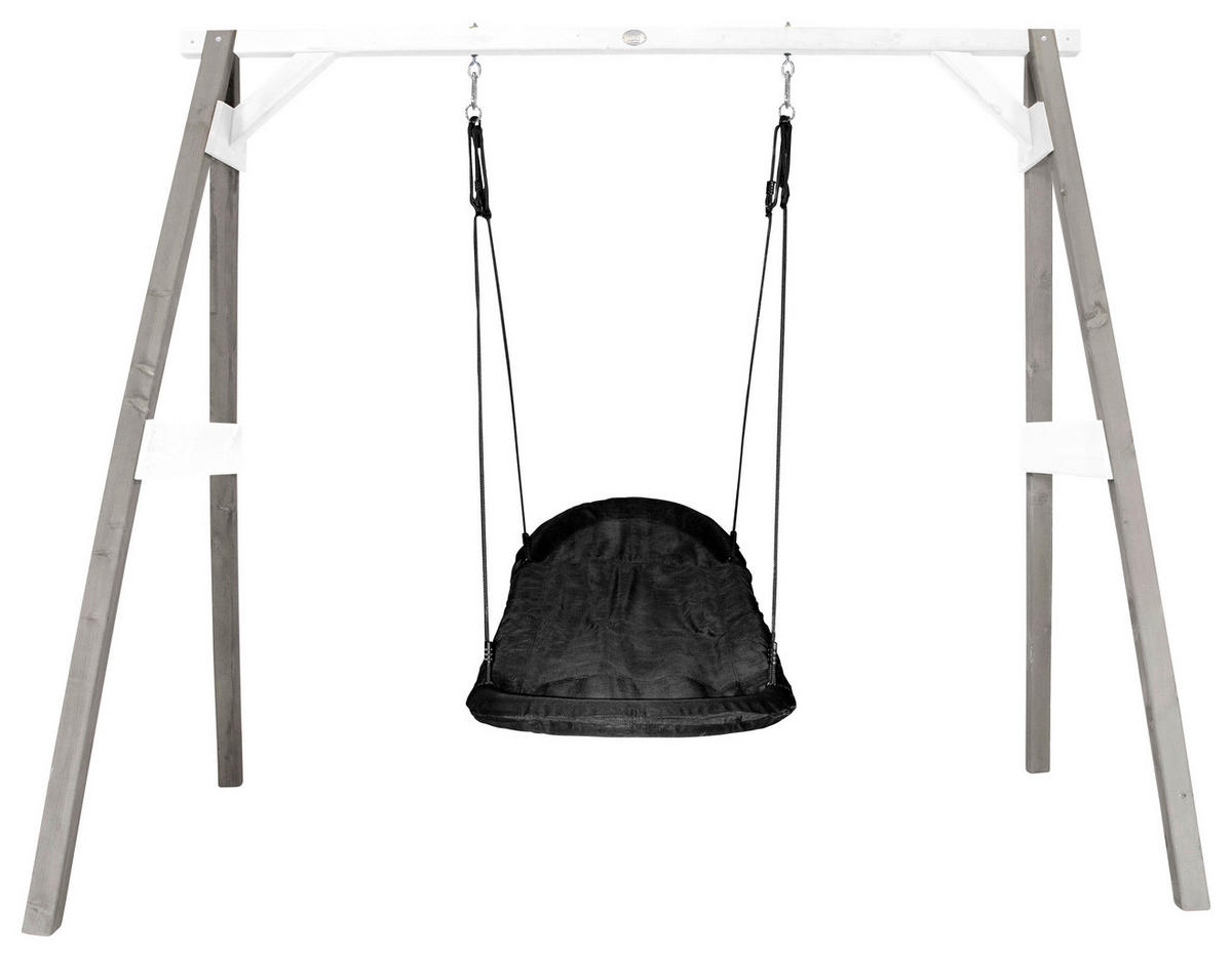 AXI Nestschaukel Roxy grau B/H/L: ca. 254x207x160 cm Roxy - weiß/grau (160,00/254,00/207,00cm) - AXI
