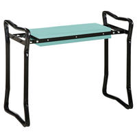 Outsunny Kniebank schwarz B/H/L: ca. 28x49x58 cm Kniebank 01-0134 - schwarz/dunkelgrün (58,00/28,00/49,00cm) - Outsunny