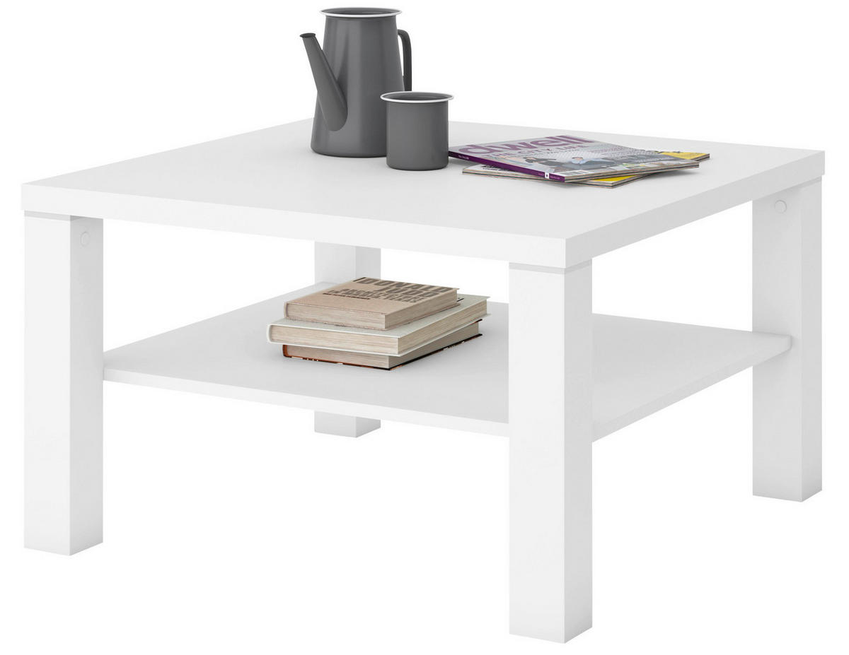 Couchtisch Coffee CFT540 Alpinweiß MDF B/H/T: ca. 75x45x75 cm Coffee CFT540 - Alpinweiß (75,00/45,00/75,00cm)