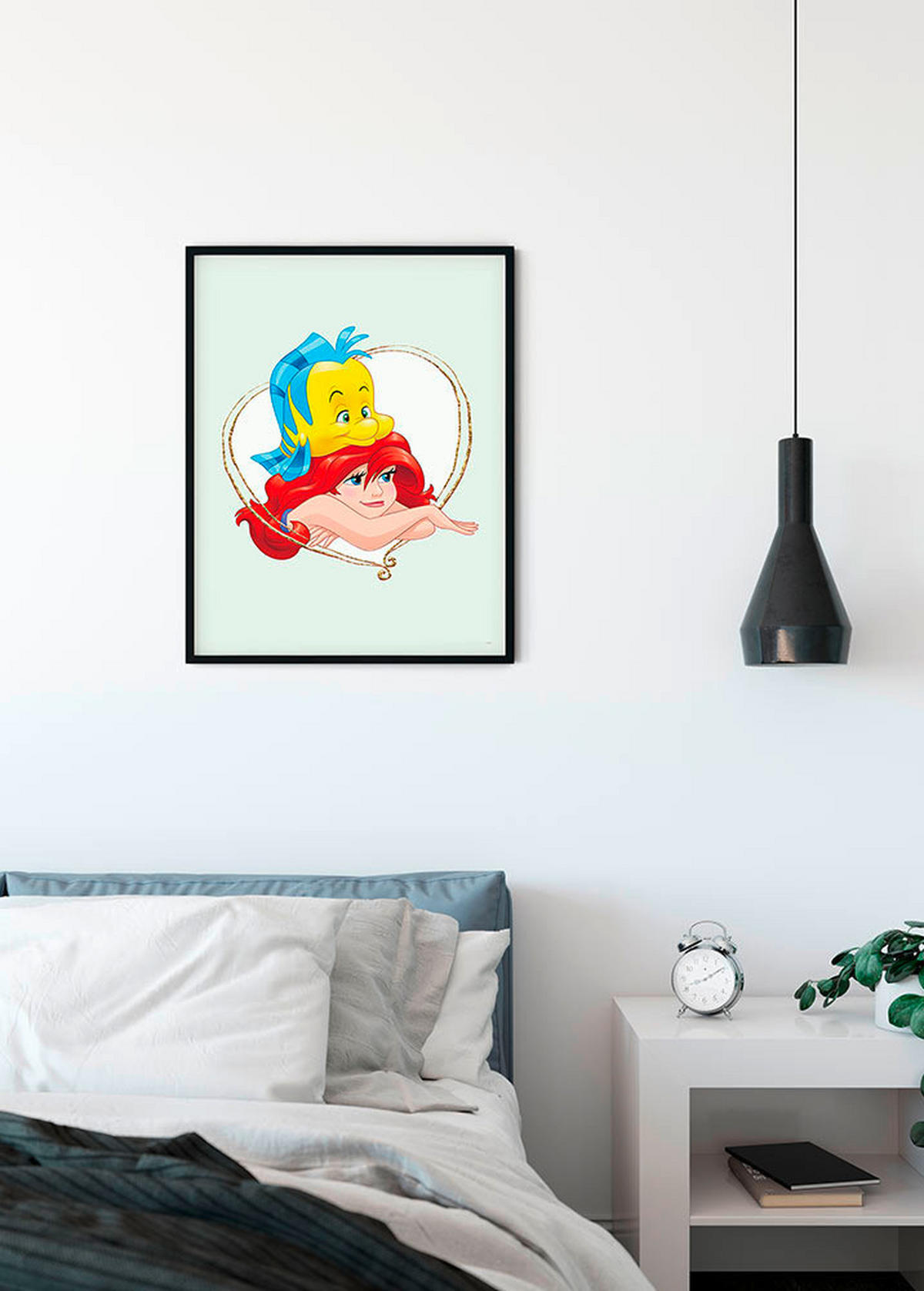 Komar Poster Ariel & Fabius Disney B/L: ca. 40x50 cm Ariel & Fabius - (40,00/50,00cm) - Komar