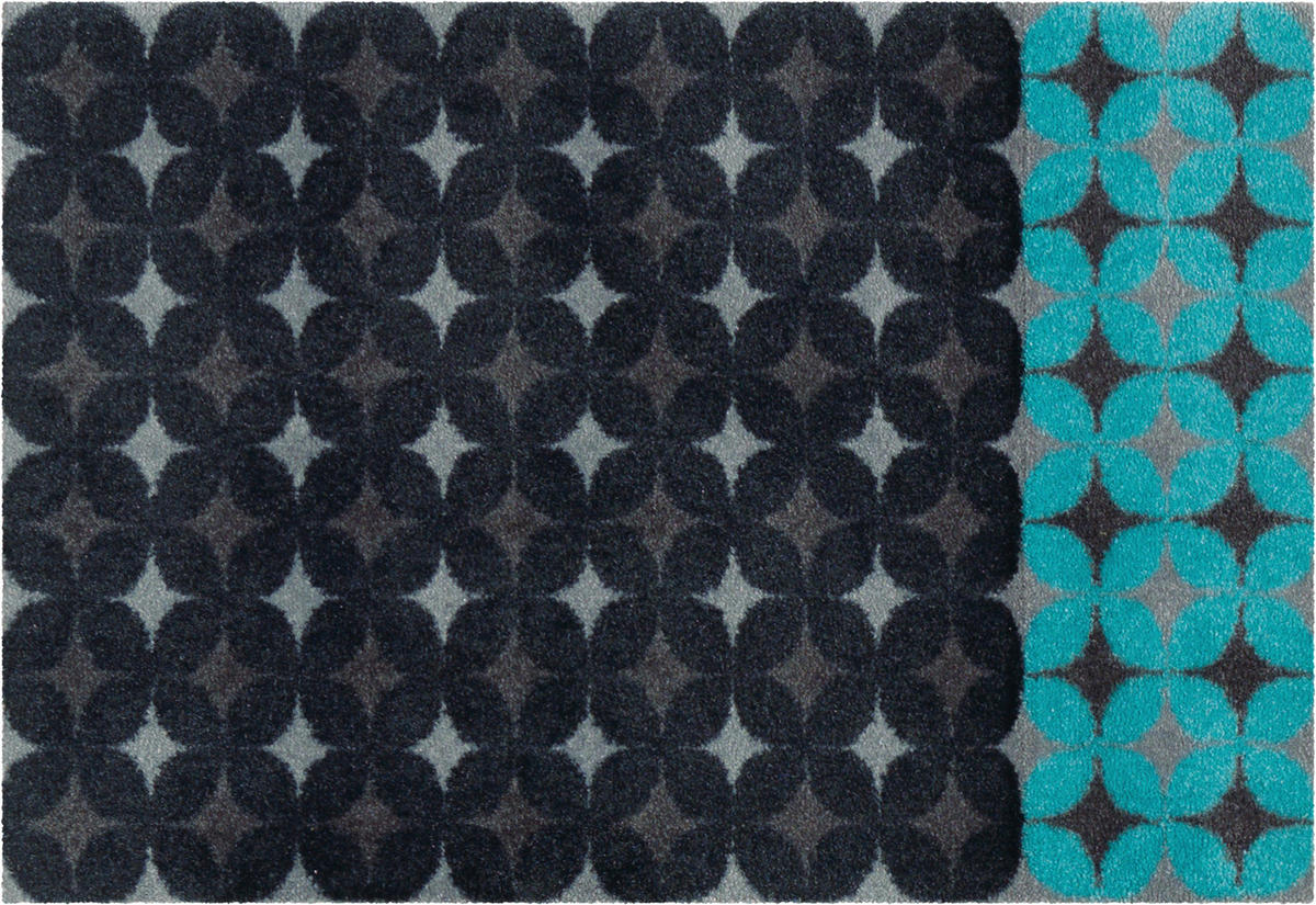 Arte Espina Kurzflorteppich Living Mat 50 blau B/L: ca. 64x168 cm Living Mat 50 - blau/anthrazit (64,00/168,00cm) - Arte Espina