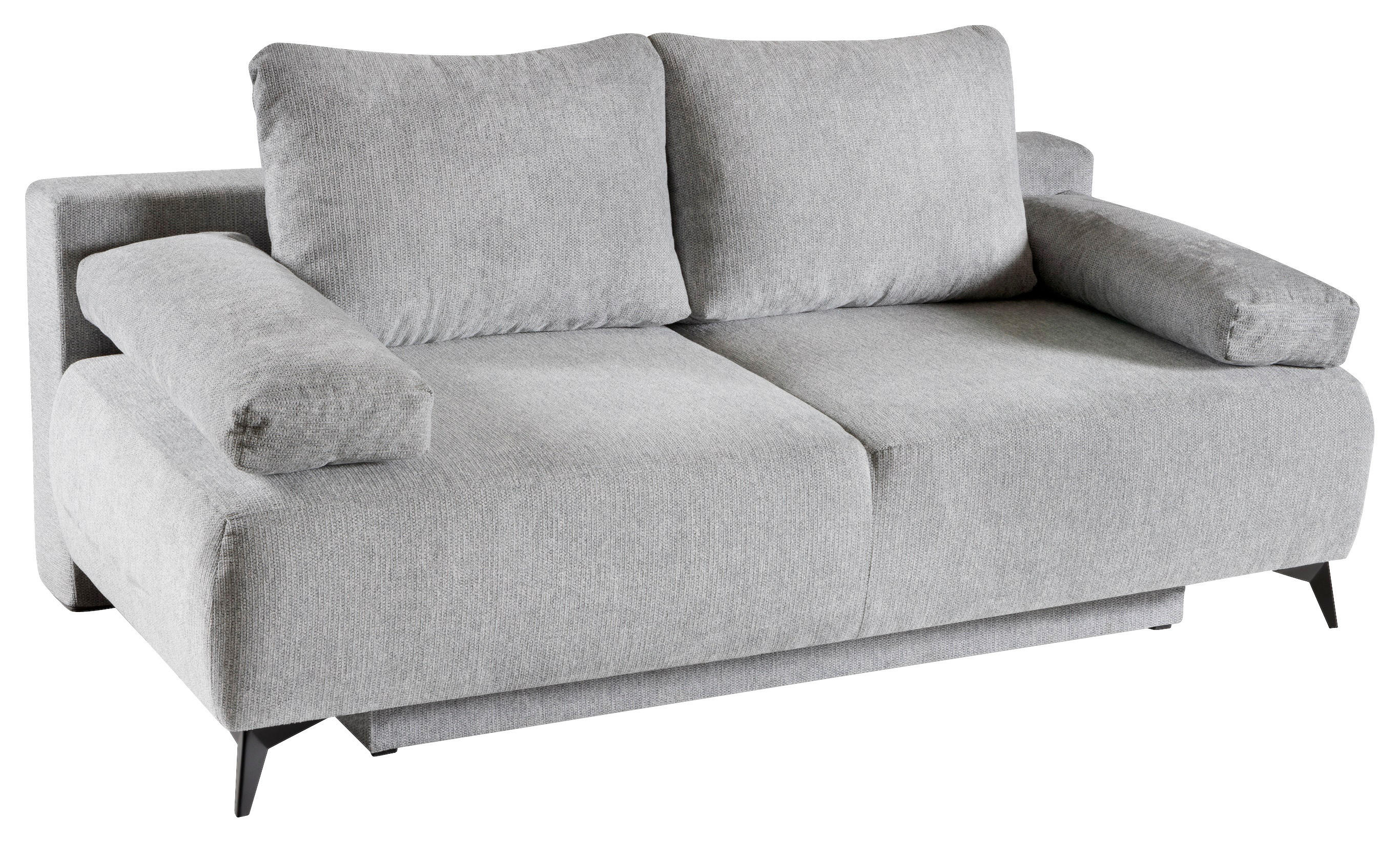 Dauerschlafsofa Viktoria grau B/H/T: ca. 212x97x98 cm Viktoria - schwarz/grau (212,00/97,00/98,00cm)