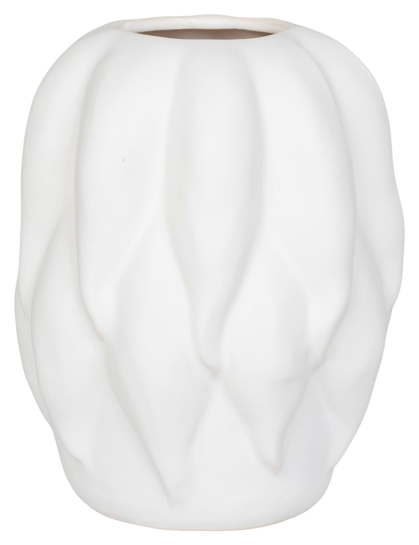 Vase beige Keramik B/H/L: ca. 19,5x26x19,5 cm Vase - beige (19,50/19,50/26,00cm)