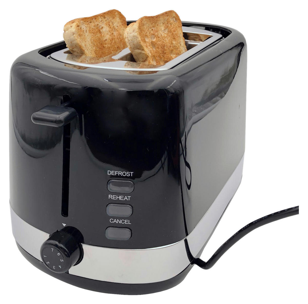 Elta Toastautomat ETO-850.15 schwarz silber Kunststoff Metall Black Line - schwarz/silber - Elta
