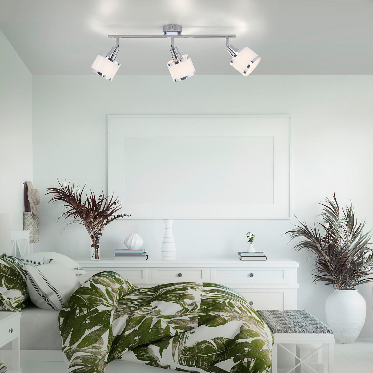 Just Light Spot ACCOR 15373-17 ACCOR - weiß/Chrom (69,00/29,00/22,00cm) - Just Light