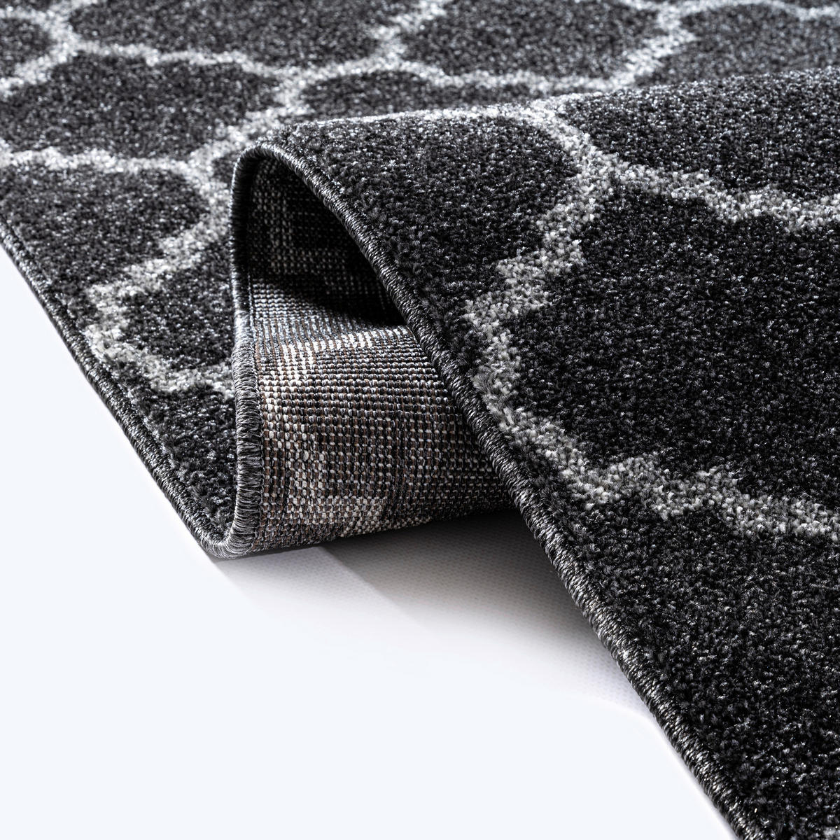 Sanat Teppich schwarz B/L: ca. 200x80 cm Teppich_Boho_8202_80x200 - schwarz (200,00/80,00cm) - Sanat