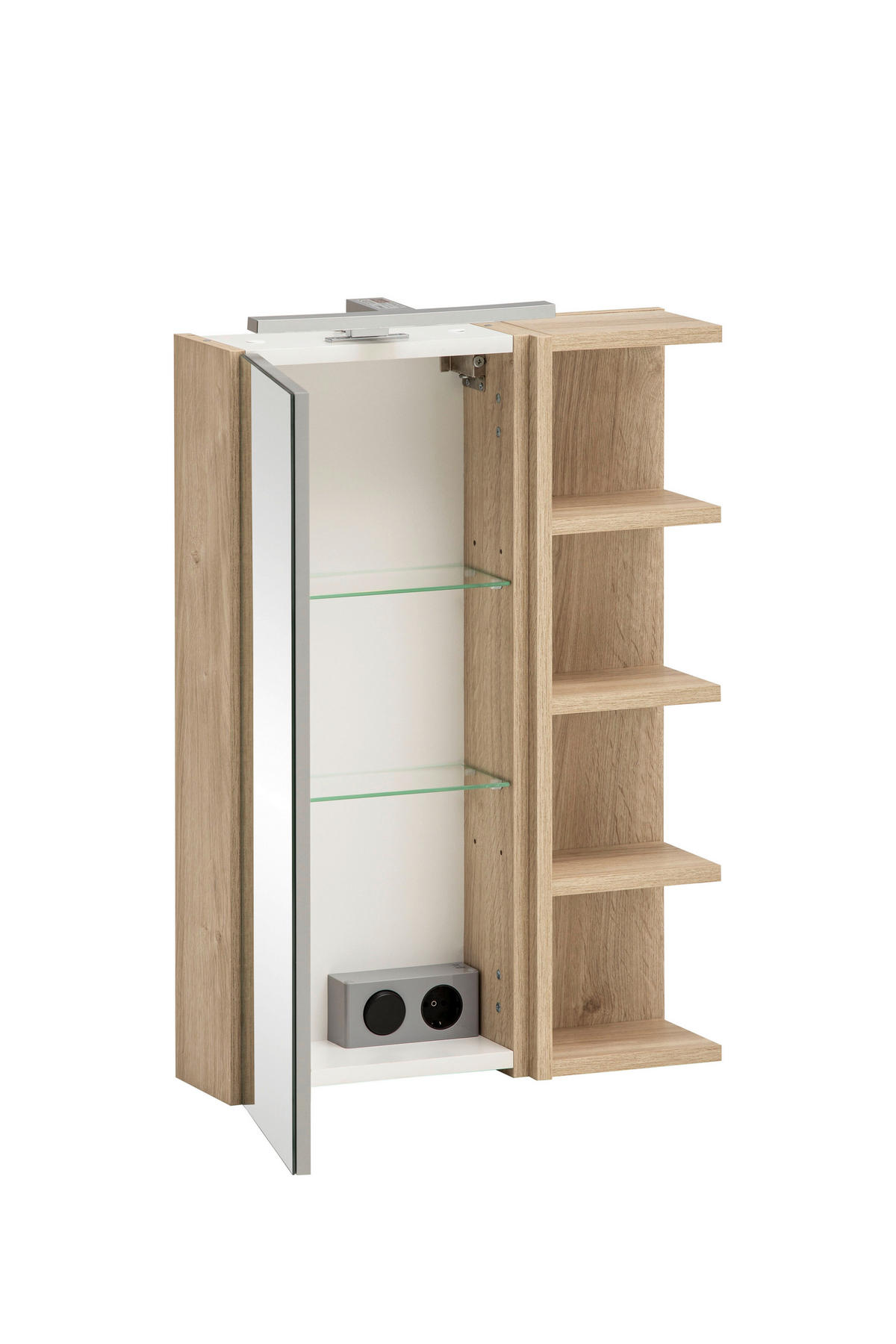 Spiegelschrank Mads Eiche Nachbildung B/H/T: ca. 49,7x74,4x16 cm Mads - Eiche (49,70/74,40/16,00cm) - Möbelpartner