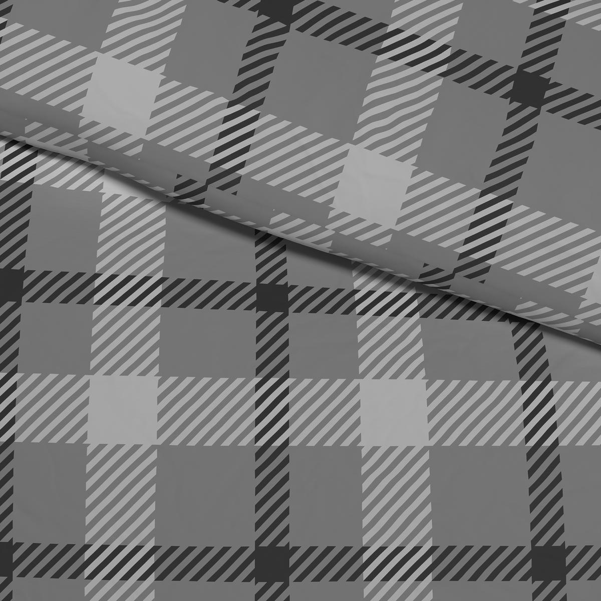 Baumwoll Bettwäsche Biber Bettwäsche_Biber_Balthasar 155x220 - dunkelgrau (155,00/220,00cm) - beau rêve