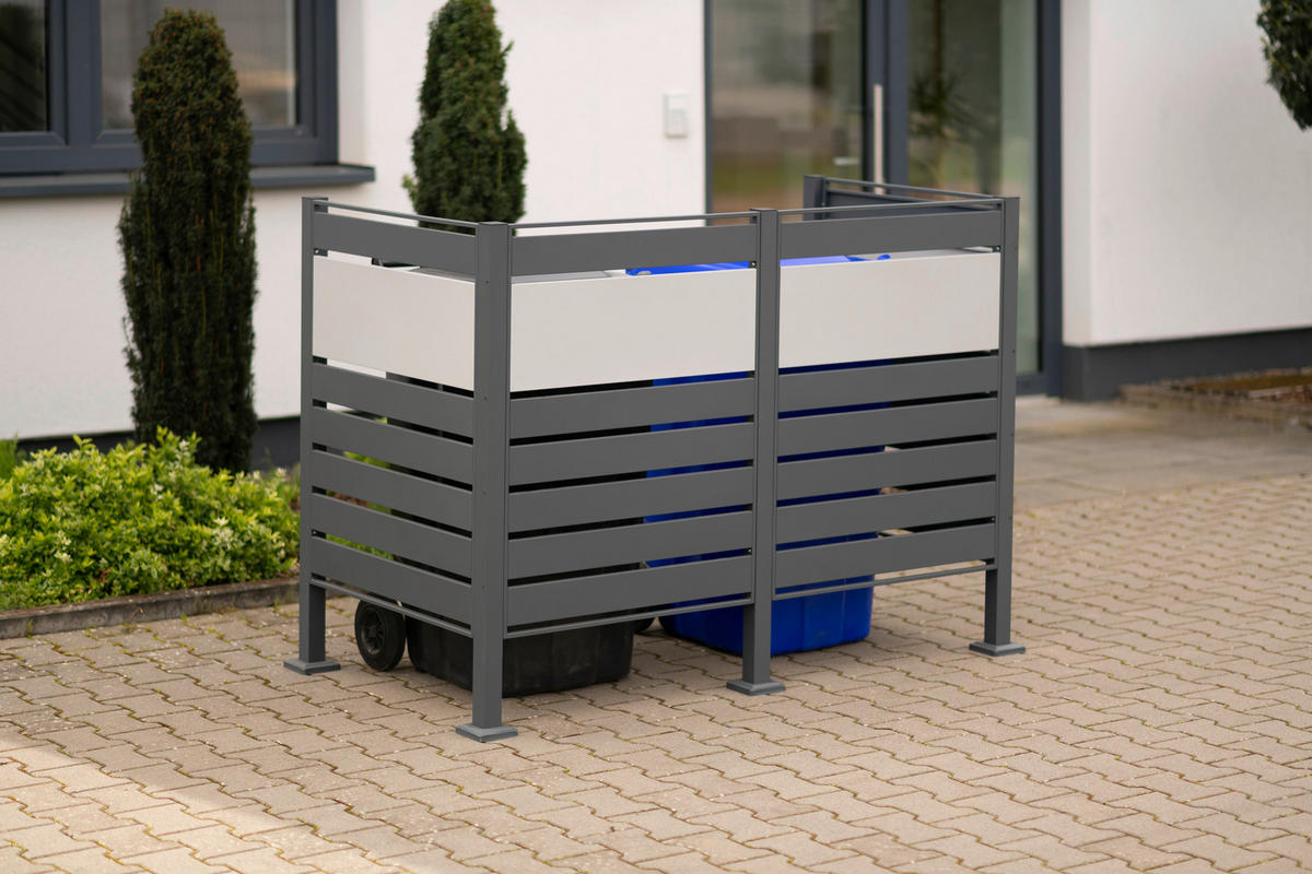 Westmann MülltonnenverkleidungBox Planum Box Planum - anthrazit (90,00/170,00/120,00cm) - Westmann