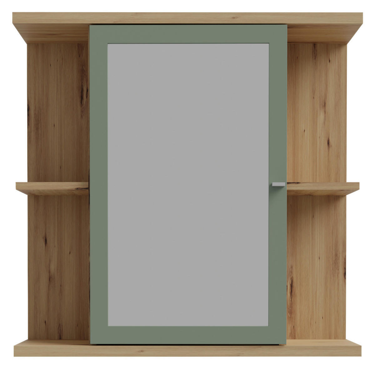 Spiegelschrank  Eiche Artisan Nachbildung salbei B/H/T: ca. 70x69x23 cm Champ_Spiegelschrank CMPV063-M888 - Eiche/salbei (70,00/69,00/23,00cm)