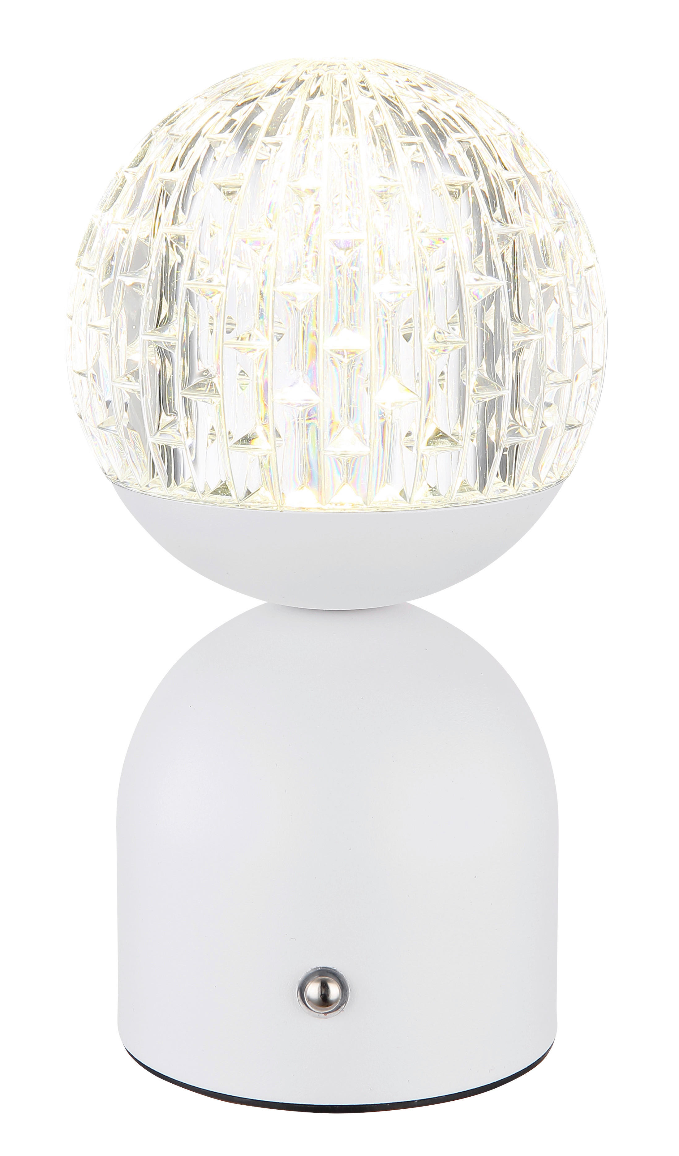 GLOBO LED-Tischleuchte weiß Metall H/D: ca. 20x10,5 cm JULSY - weiß (10,50/20,00cm) - GLOBO