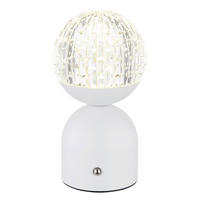 GLOBO LED-Tischleuchte weiß Metall H/D: ca. 20x10,5 cm JULSY - weiß (10,50/20,00cm) - GLOBO
