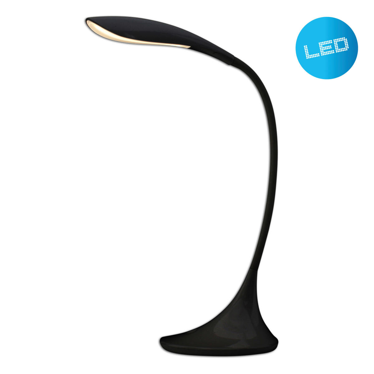 Näve Leuchten Tischleuchte 3121622 schwarz Kunststoff Metall B/H/T: ca. 17x39,5x17 cm null 1 Brennstellen Alf - schwarz (17,00/39,50/17,00cm) - Näve Leuchten