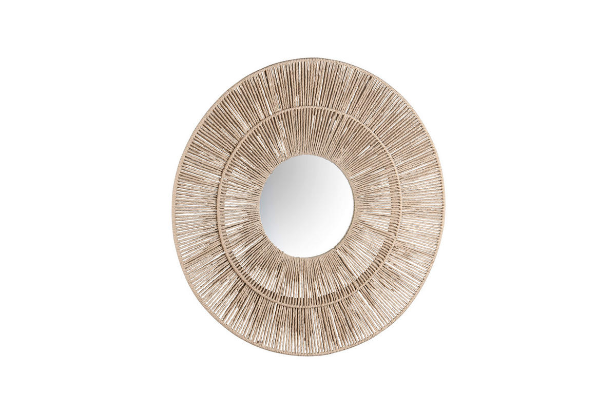 Dekospiegel Marlene natur B/H/T: ca. 80x80x9 cm Marlene - natur (80,00/80,00/9,00cm)
