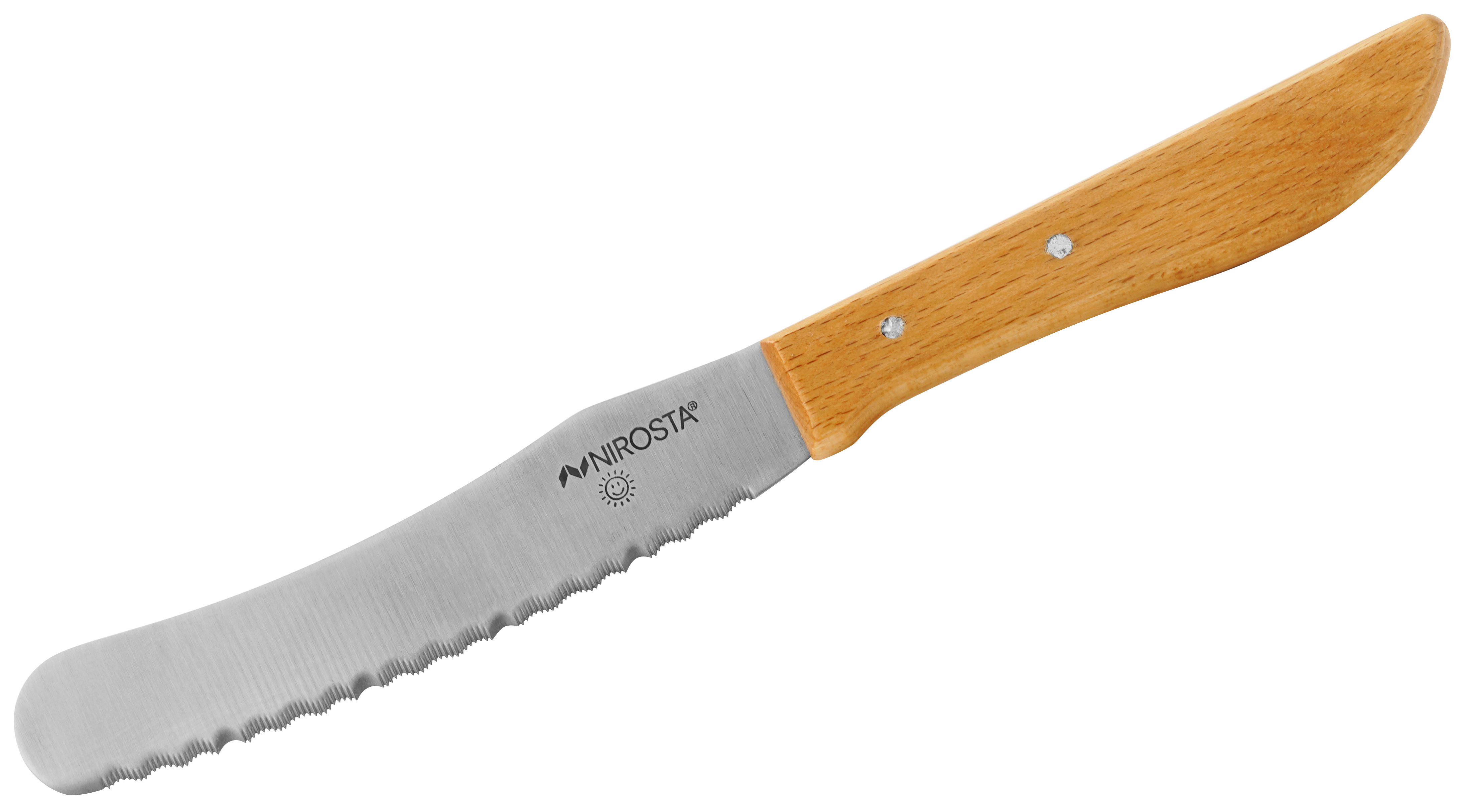 NIROSTA Brötchenmesser Brötchenmesser - (21,00cm) - NIROSTA
